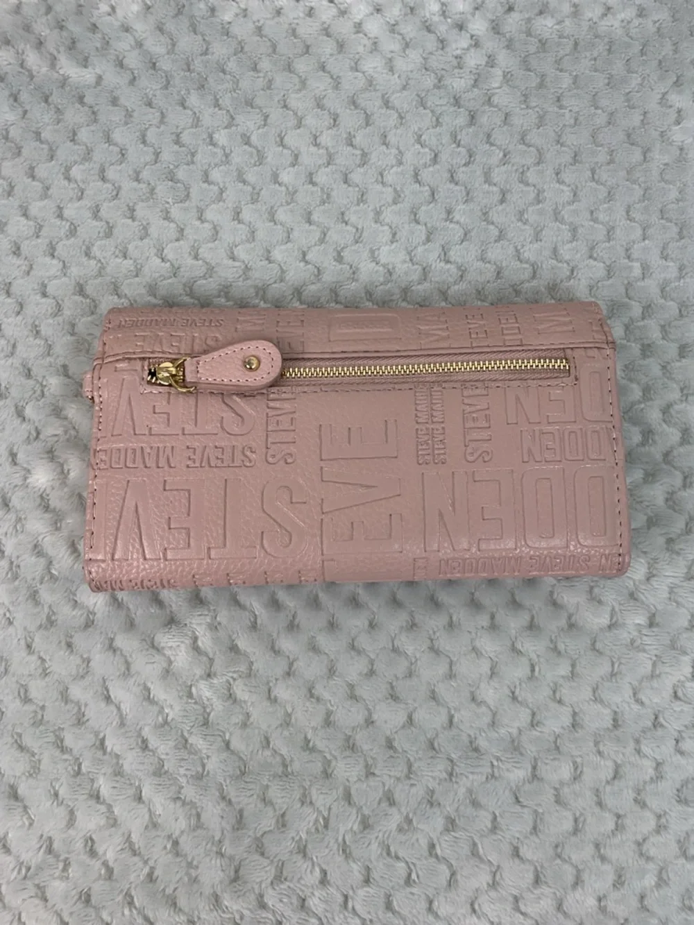 Steve Madden Blush Pink Logo Wallet
